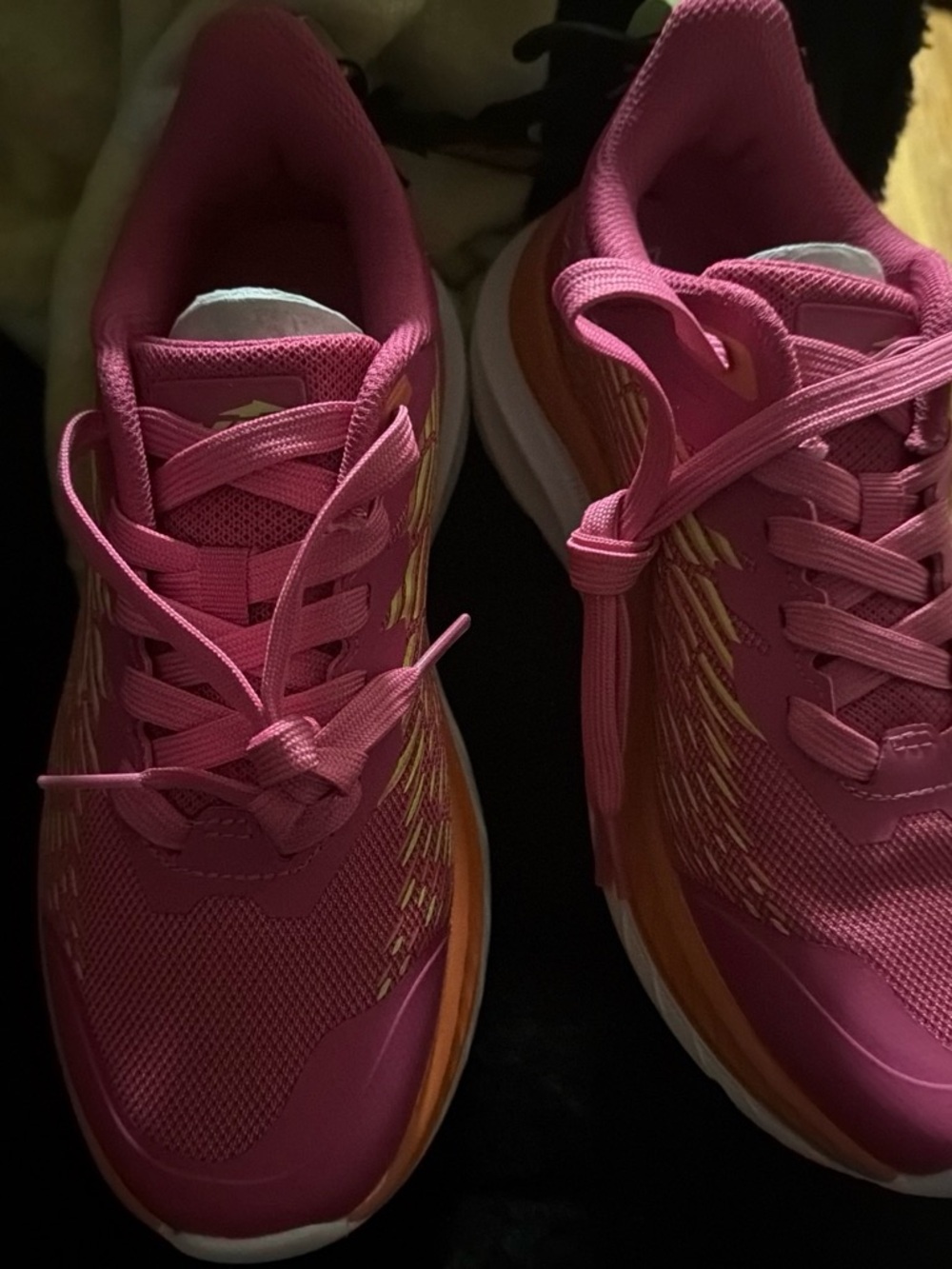 Avia Pink and Orange Women's Athletic Sneakers